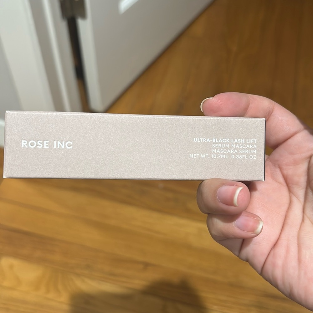 Rose Inc Ultra Black lash lift serum mascara